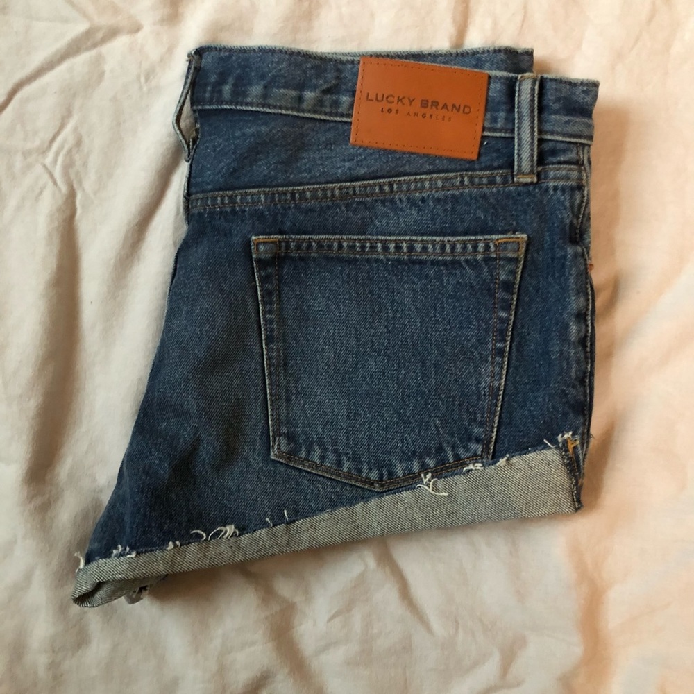 Lucky brand jean shorts- size 12.